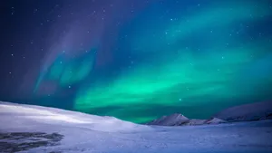 Aurora Borealis Chromebook Design Wallpaper