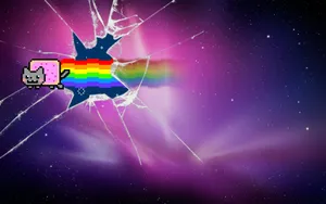 Aurora Nyan Cat Wallpaper