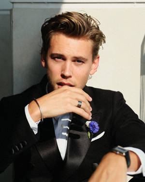 Austin Butler Modeling Watch Wallpaper