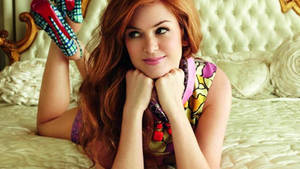 Australian Actress Isla Fisher Cosmopolitan Uk Magazine Photoshoot Wallpaper