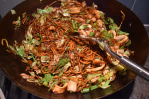 Authentic Preparation Of Delicious Hokkien Mee Wallpaper