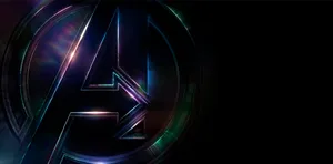 Avengers Infinity War 4k Shadowed Logo Wallpaper