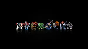 Avengers Laptop Typography Art Wallpaper