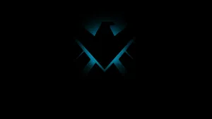 Avengers Logo On A Black Background Wallpaper