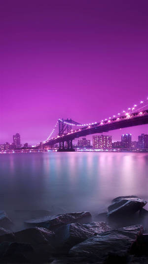 Awesome Phone City Bridge Wallpaper