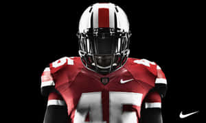 Awesome Red Football Player Wallpaper