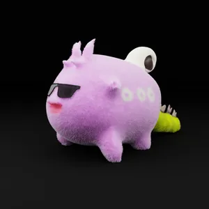 Axie Infinity Character Stuffed Toy Wallpaper