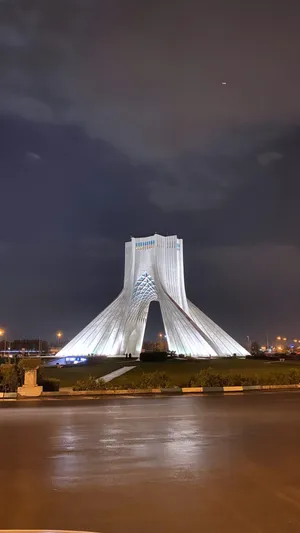 Azadi Tower At Night Wallpaper