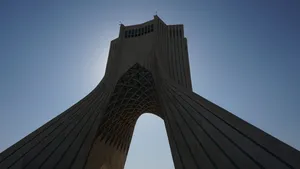 Azadi Tower Shadow And Sun Blocking Wallpaper