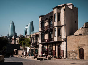 Azerbaijan Cool Structures Wallpaper