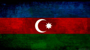 Azerbaijan Flag Art Wallpaper