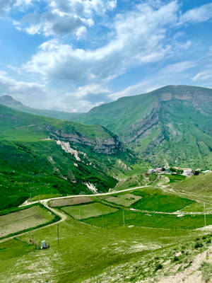 Azerbaijan Green Fields Wallpaper