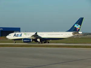 Azul A330 On The Taxiway Before Departure Wallpaper