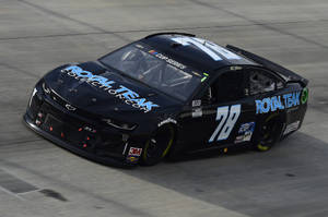 B.j. Mcleod On Track In Number 78 Black Race Car Wallpaper