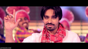 Babbu Maan Captivating On Stage Performance Wallpaper