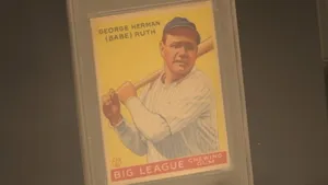 Babe Ruth Game Card Wallpaper