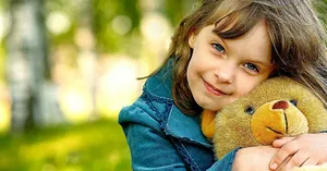 Baby Girl Teddy Bear Wallpaper