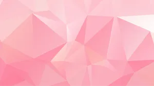 Baby Pink Geometric Art Wallpaper