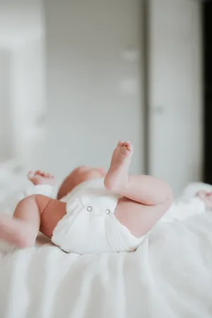 Baby's White Onesie Wallpaper