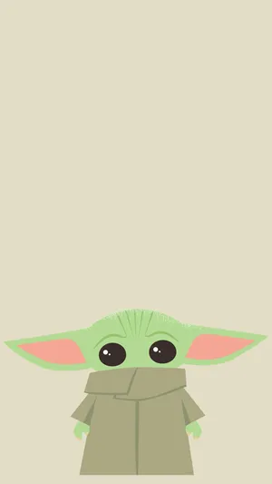 Baby Yoda Cherishes Each Moment With His Master Wallpaper