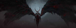 Back Of The Black Devil Hd Wallpaper