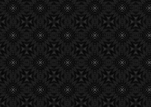 Background Black With Kaleidoscope Patterns Wallpaper