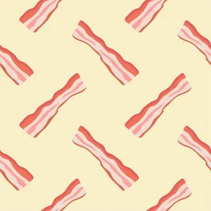Bacon Pattern Background Wallpaper