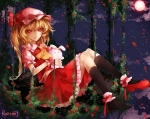 Bad Girl Anime Red Eyes Blood Wallpaper