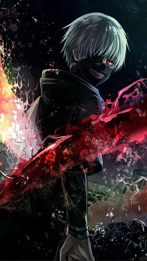 Badass Ken Kaneki Tokyo Ghoul Iphone Background Wallpaper