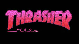 Baddie Aesthetic Thrasher Typography Wallpaper