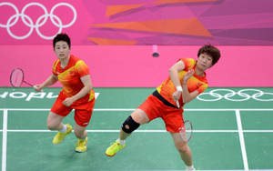 Badminton Players Of China Wallpaper