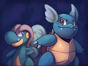 Bagon And Wartortle Wallpaper