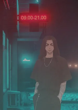 Baji Tokyo Revengers At Night Wallpaper