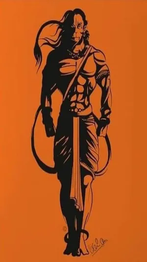 Bajrang Dal Hanuman Standing Hd Wallpaper