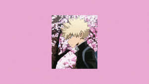 Bakugou Aesthetic Desktop Pink Cherry Blossoms Wallpaper
