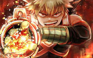 Bakugou Ready To Fire Wallpaper