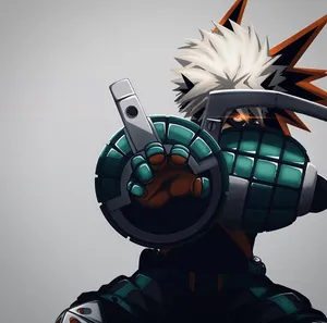 Bakugou Sparkling Red Eye Wallpaper