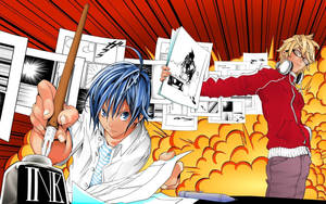 Bakuman Akito And Moritaka Wallpaper