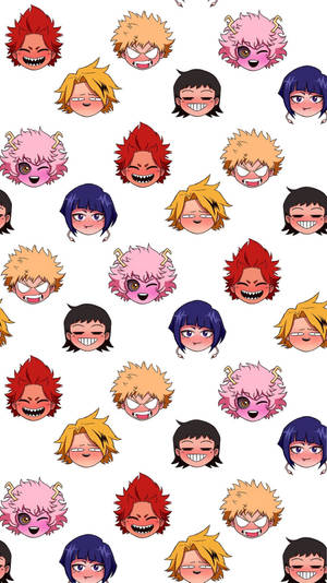 Bakusquad Funny Head Art Wallpaper