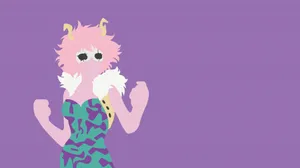 Bakusquad Mina Caricature Wallpaper