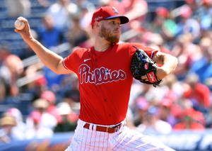 Ball In Hand Zack Wheeler Wallpaper