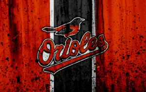 Baltimore Orioles Grunge Stone Wallpaper