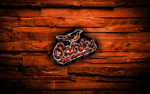 Baltimore Orioles Scorched Logo Wallpaper