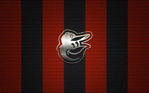 Baltimore Orioles Stripe Mesh Wallpaper