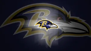 Baltimore Ravens Superimposed Logo Art Wallpaper