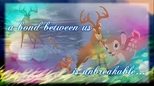 Bambi And Father Prince Wallpaper