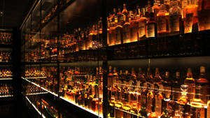 Bar Drinks Storage Wallpaper