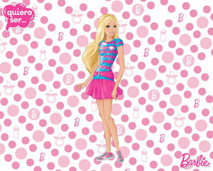 Barbie Steps Out In Style In The City Wallpaper
