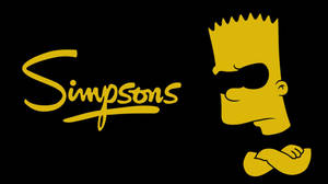 Bart Simpson Dark Vector Art Wallpaper