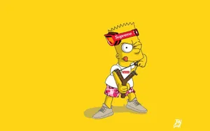 Bart Simpson Dope Supreme Wallpaper